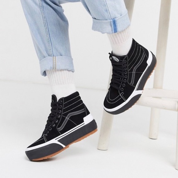 vans high stacked
